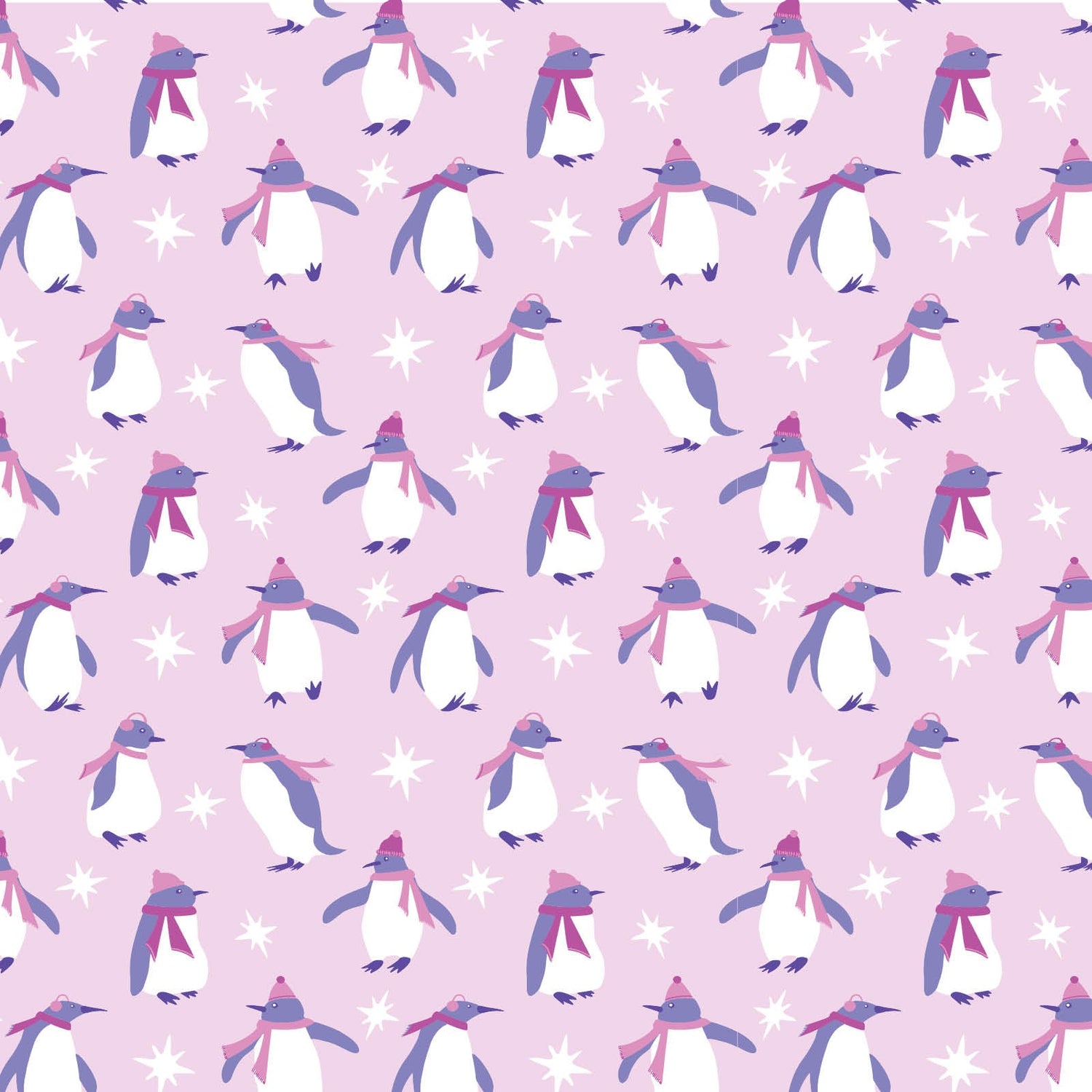 Millie Girls' Pant Set Penguin Party Pink