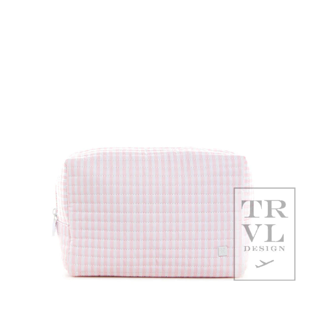 Quilted Everyday Bag Pimlico Stripe Light Pink by TRVL Design
