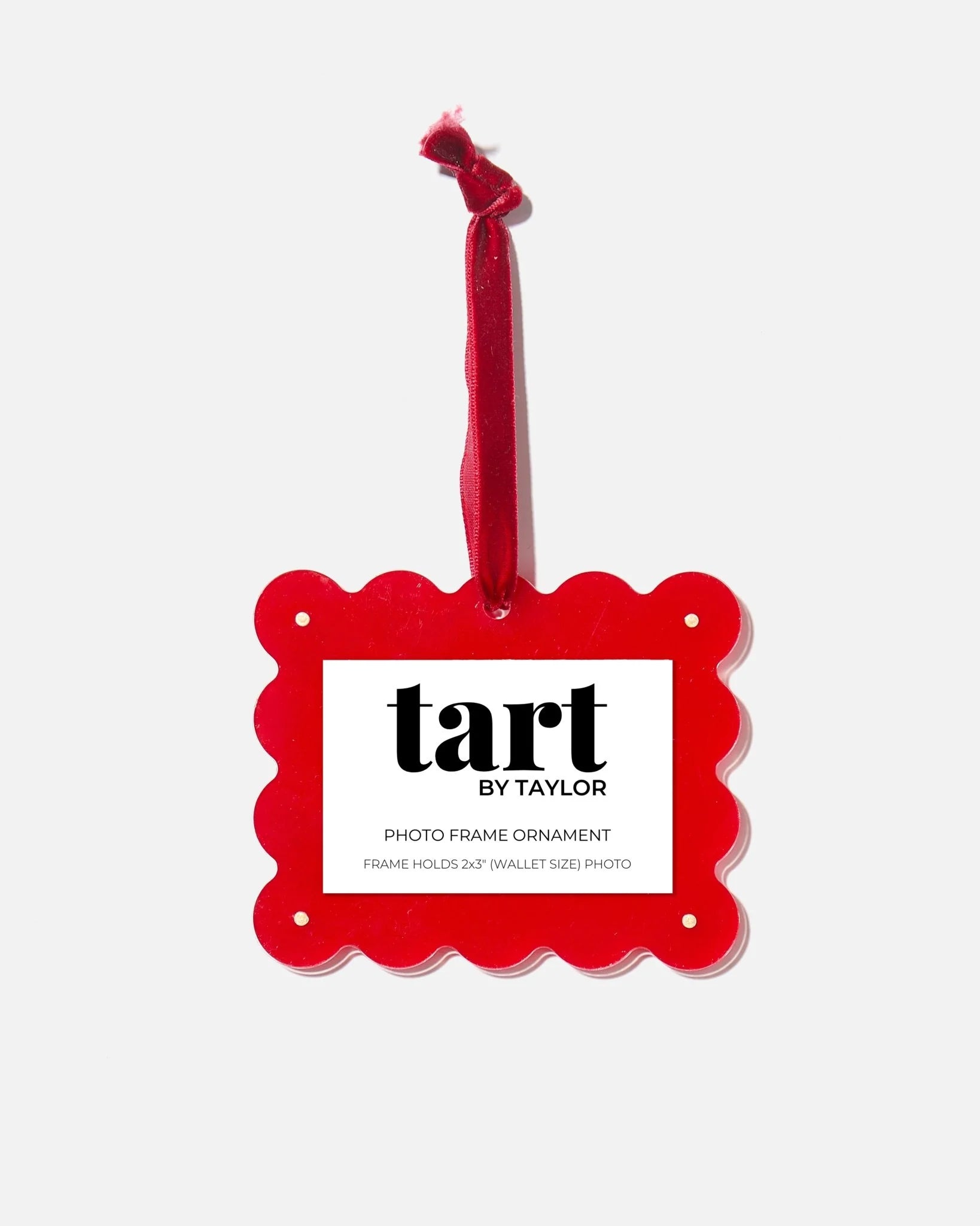 Mini Frame Ornament - Red