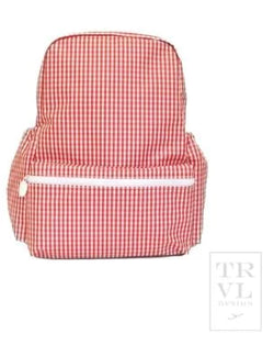 Backpacker Gingham Red by TRVL Design