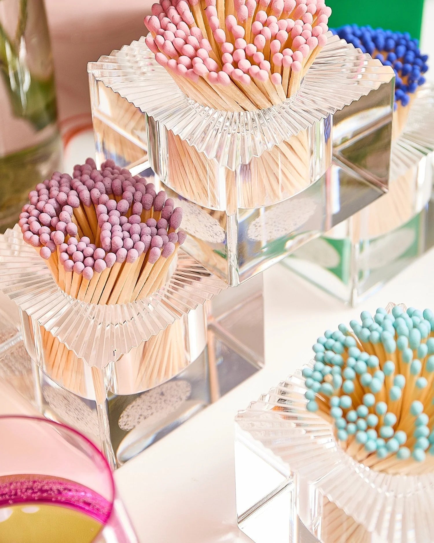 Square Match Striker - Lavender Matches