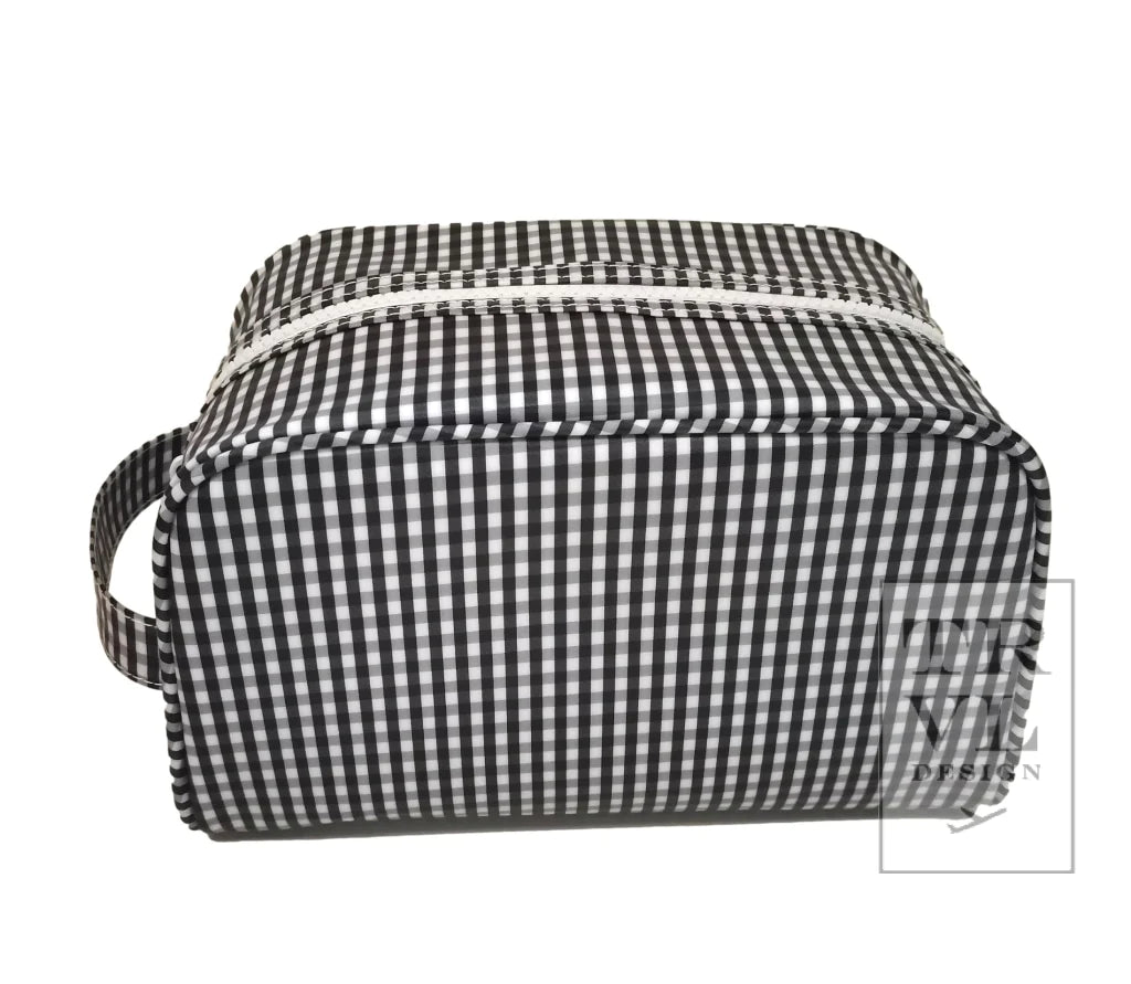 Everyday Stowaway Gingham Black by TRVL Design Kidswear