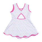 Everyday Taylor Girls' Performance Dress by LH Sport - Peace Love Butterflies Pink Multi Kidswear