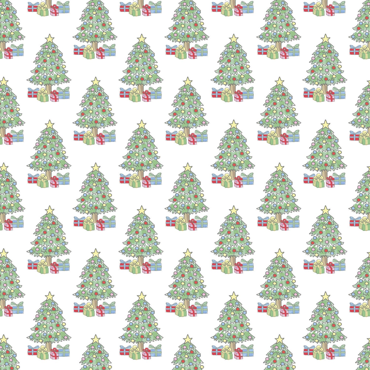 Millie Girls' Pant Set Under the Christmas Tree