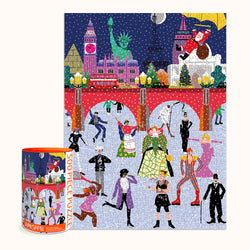 Icons On Ice 500 Piece Jigsaw Puzzle by WerkShoppe