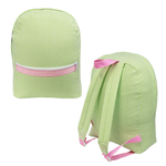 Medium Backpack Sweet Pea Seersucker by Mint Sweet Little Things stylish kids outfit collection