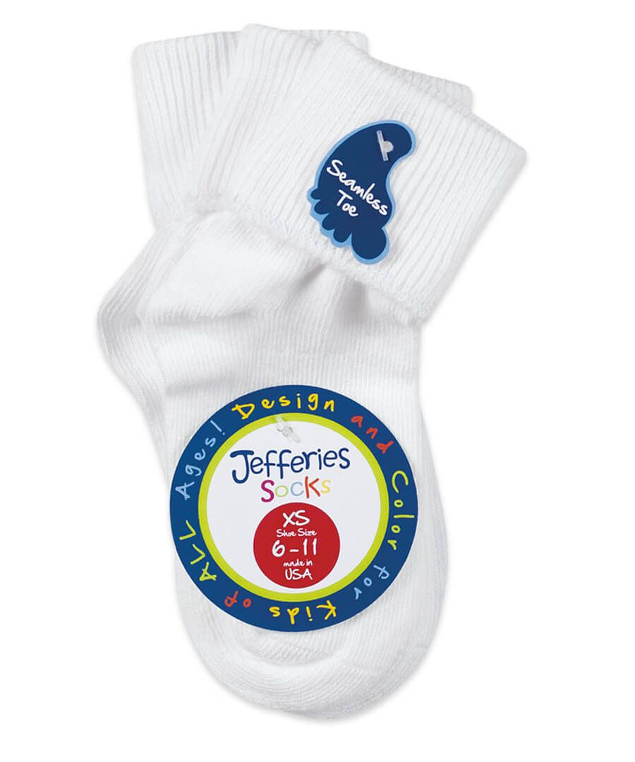 Everyday Jefferies Socks Smooth Toe Turn Cuff Socks 3 Pair Pack Kidswear
