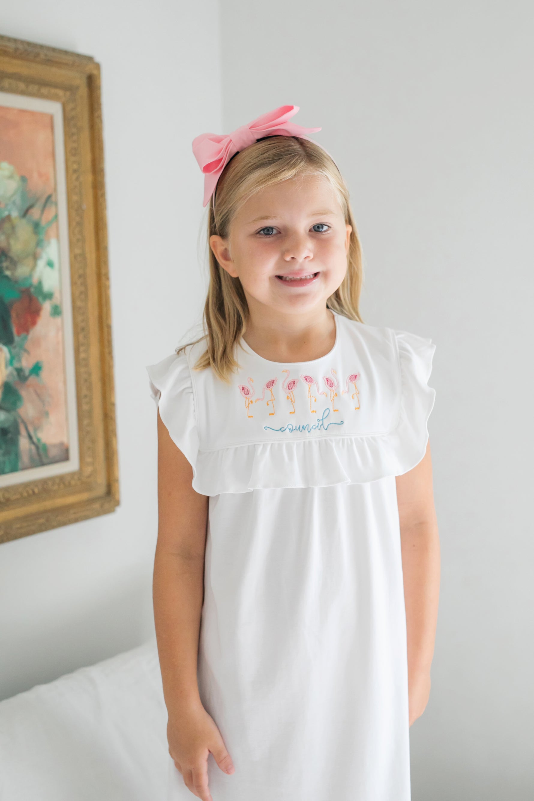 Piper Girls' Dress - White dress for girls premium quality