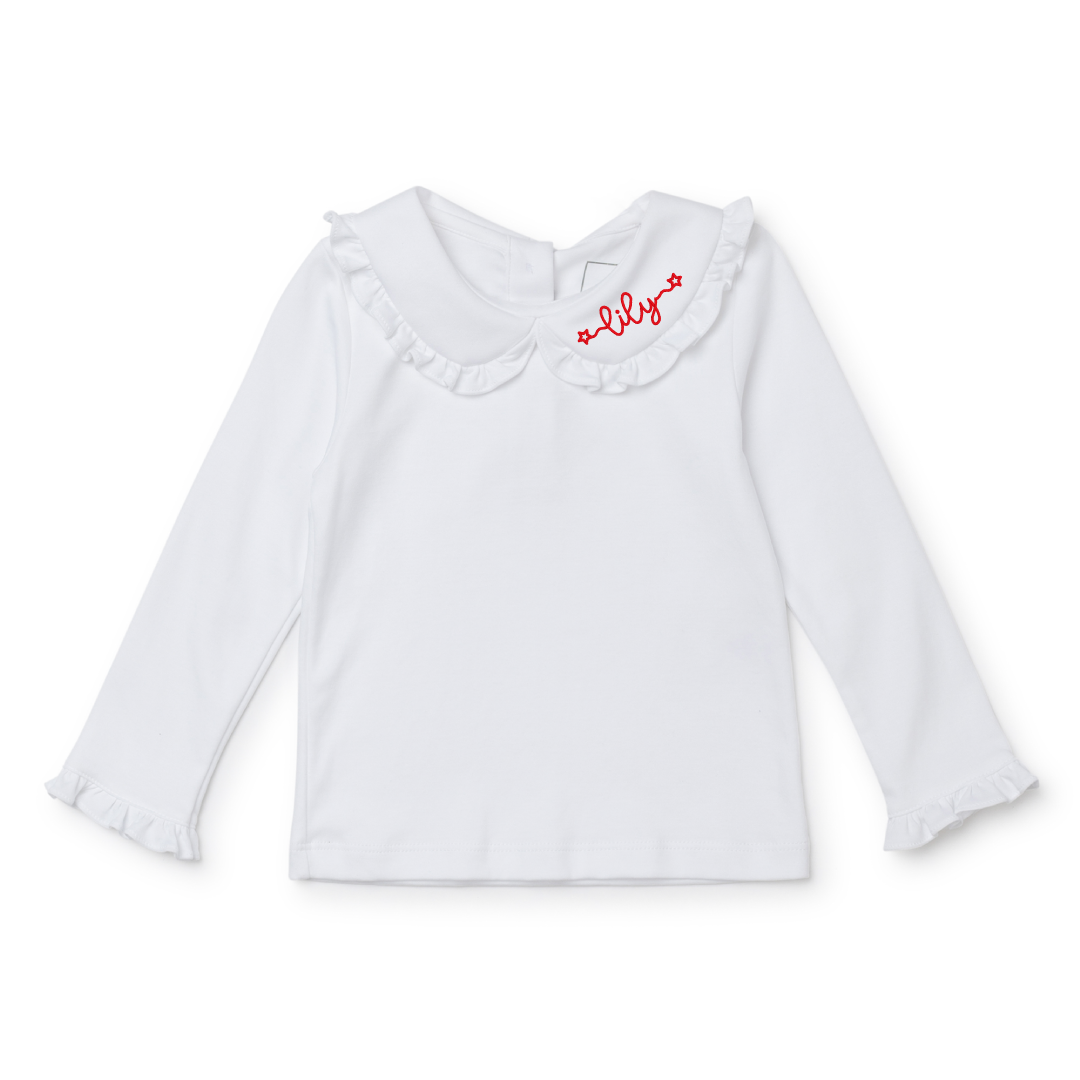 Allison Girls' Pima Cotton Shirt stylish kids outfit collection