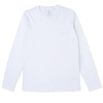 Blake Men's Longsleeve Pocket Tshirt White kids outfit in premium cotton