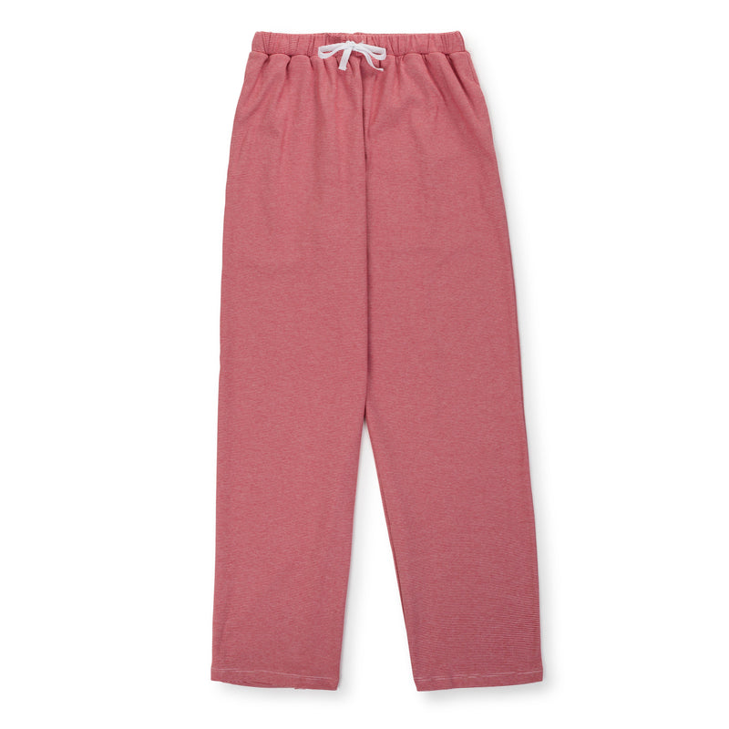 Brent Men's Pima Cotton Hangout Pant - Red Stripes