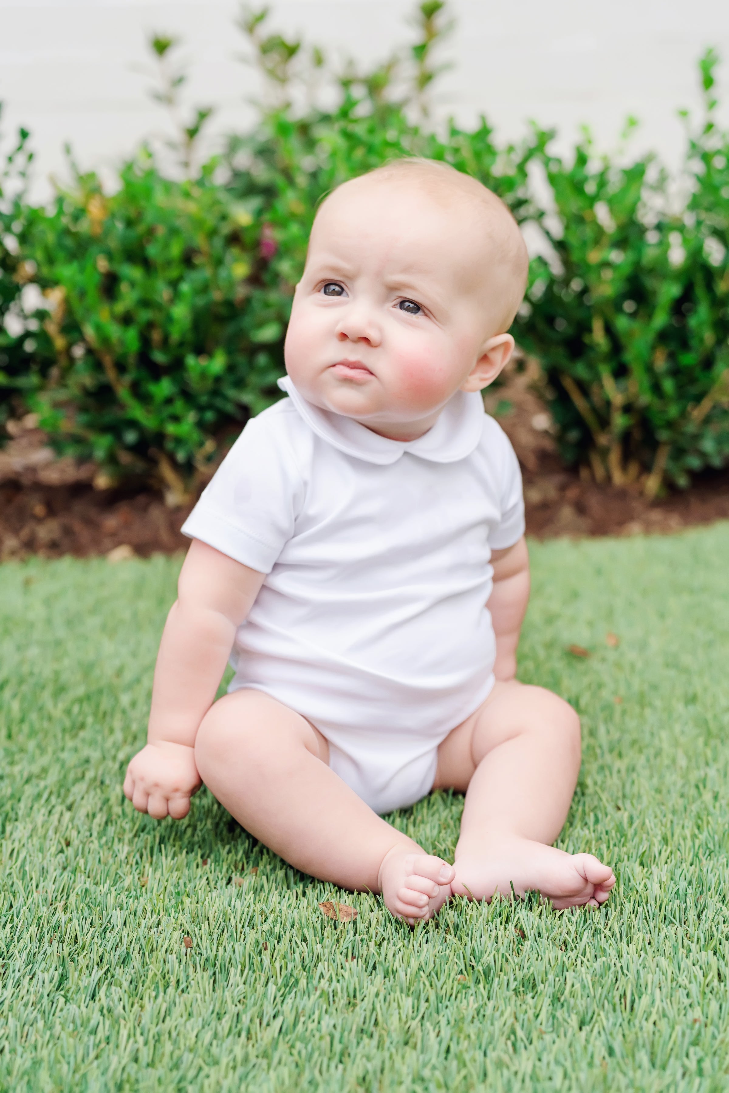Baby Shop: Carter Pima Cotton Short Sleeved Onesie with Monogram
