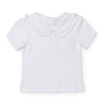 Emily Girls' Pima Cotton Short Sleeve Shirt kids outfit in premium cotton