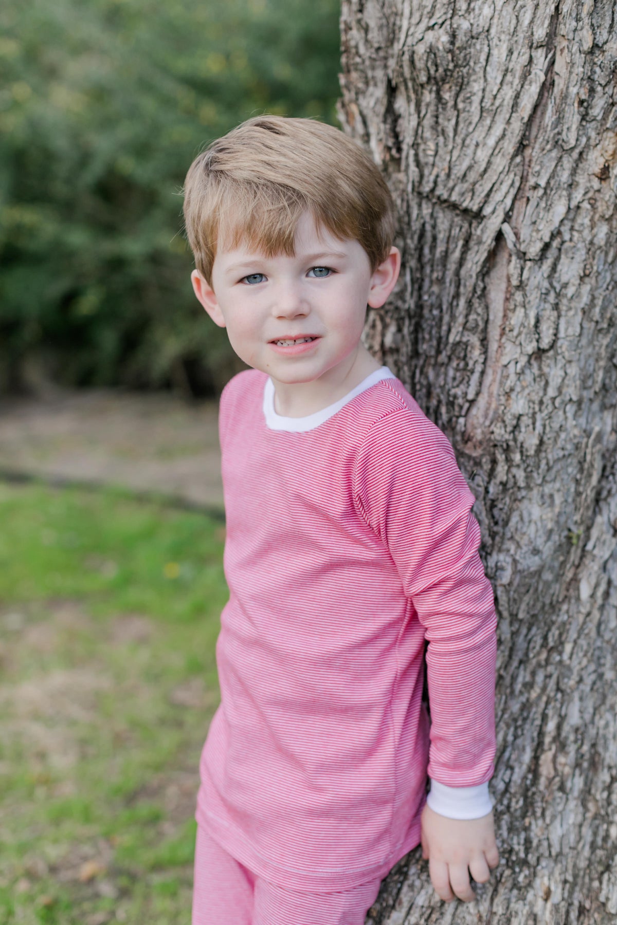 Grayson Boys' Pajama Pant Set Red Stripes