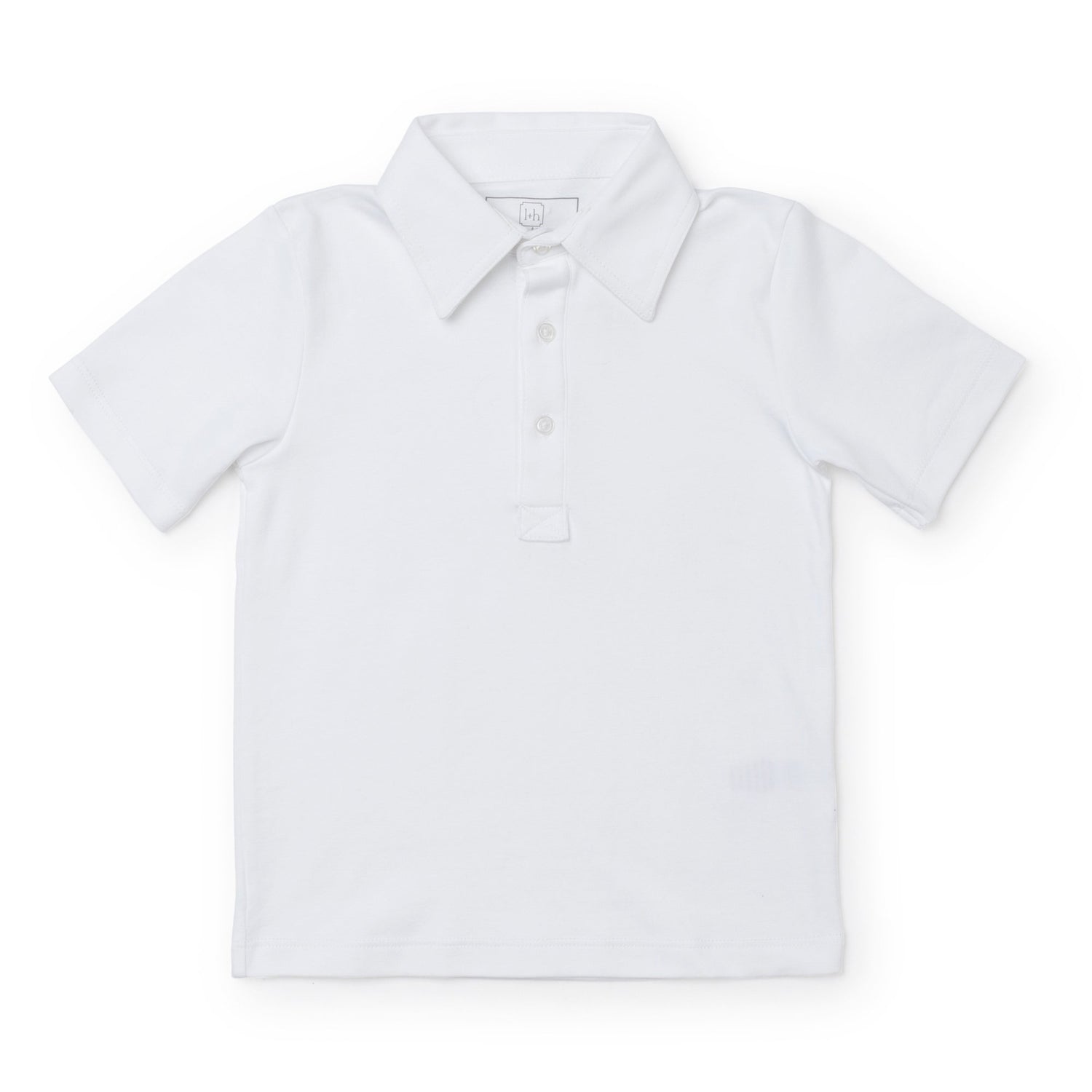 Griffin Boys' Pima Cotton Polo Golf Shirt White