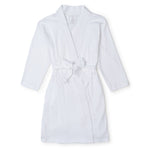 Gwen Girls' Pima Cotton Spa Wrap White kids outfit in premium cotton