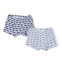 SALE James Boys' Pima Cotton Underwear Set - Bayside Boats/A Whale's Tale