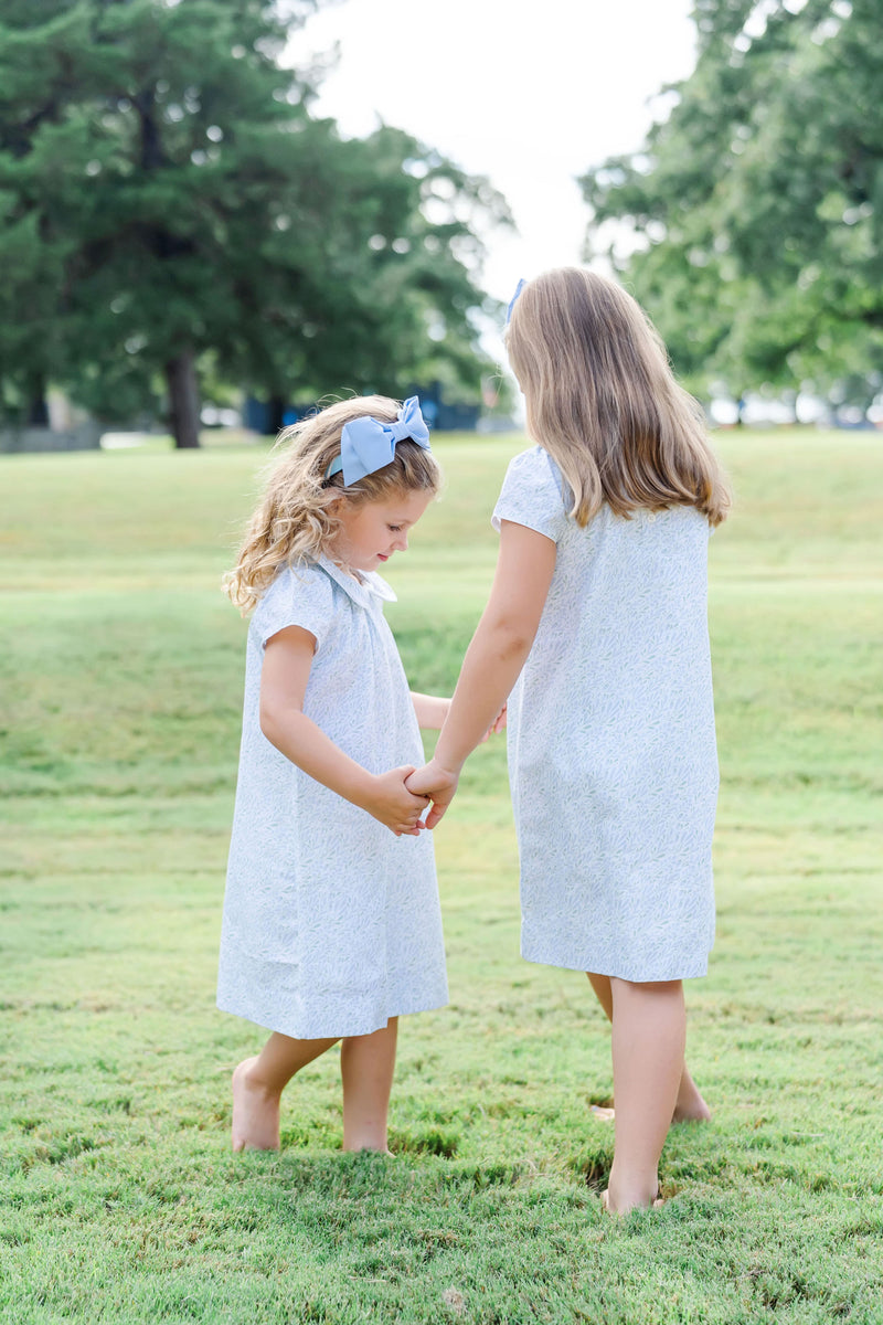 SALE Kate Girls' Woven Pima Cotton Dress - Pastel Blooms