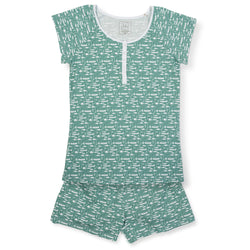 SALE Kelley Women's Pima Cotton Pajama Set - Gone Fishing