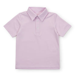 Will Boys' Golf Performance Polo Shirt - Pink Stripes