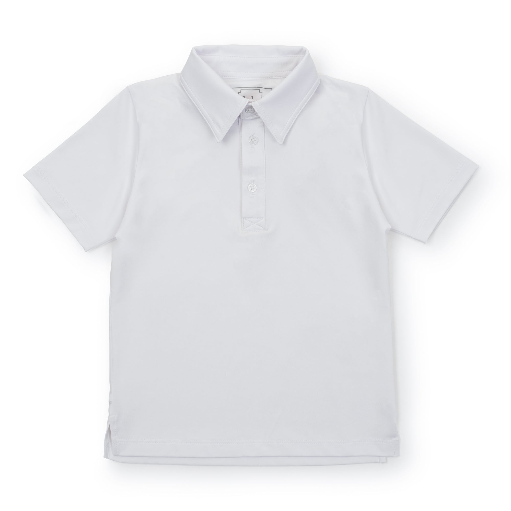 Collegiate Shop: Will Boys' Performance Polo by LH Sport with Monogram - White