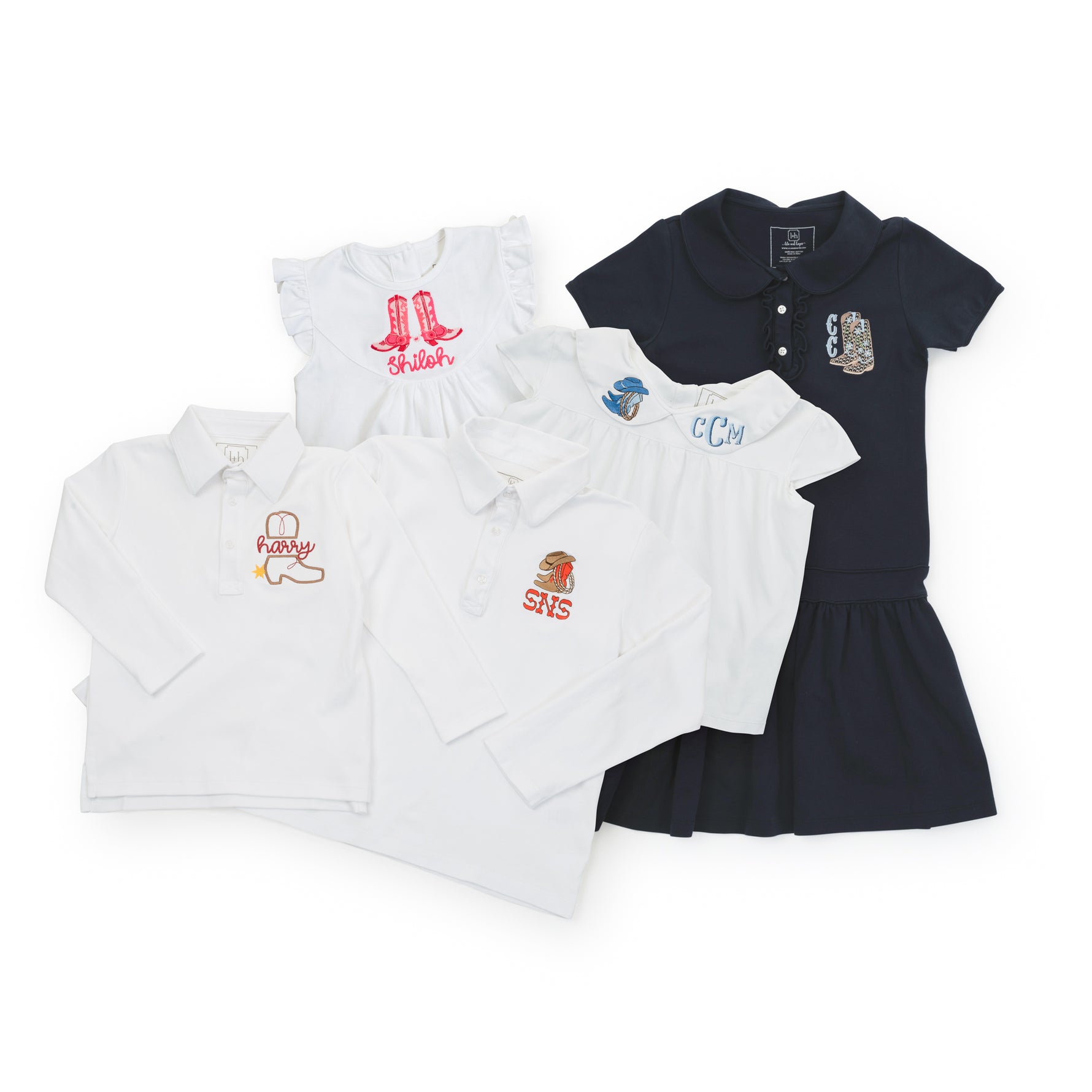 Ella Girls' Pima Cotton Flutter Sleeve Top stylish kids outfit collection