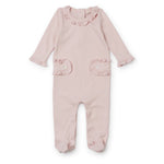 Lucy Romper for Girls Light Pink kids outfit in premium cotton