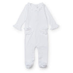Lucy Romper for Girls White kids outfit in premium cotton