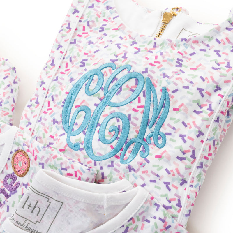 SALE Marlowe Girls' Pima Cotton Dress - Birthday Girl Confetti
