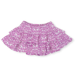 SALE Maggie Girls' Tiered Pima Cotton Skirt - So Pink Otomi