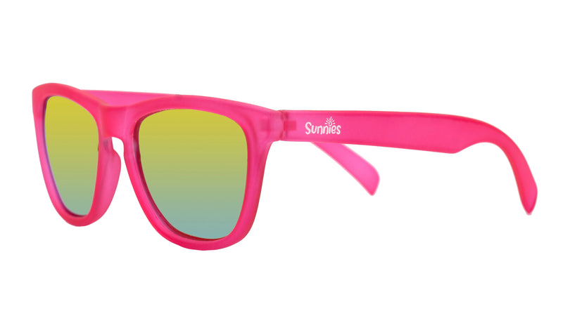 Sunnies Shades Kids Sunglasses - Tea Time with Poodles (Pink)