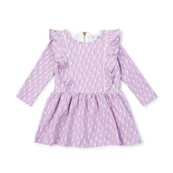 SALE Olivia Girls' Pima Cotton Dress - Lightning Love