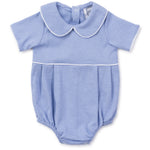 Palmer Boys' Bubble Blue Stripes kids outfit in premium cotton