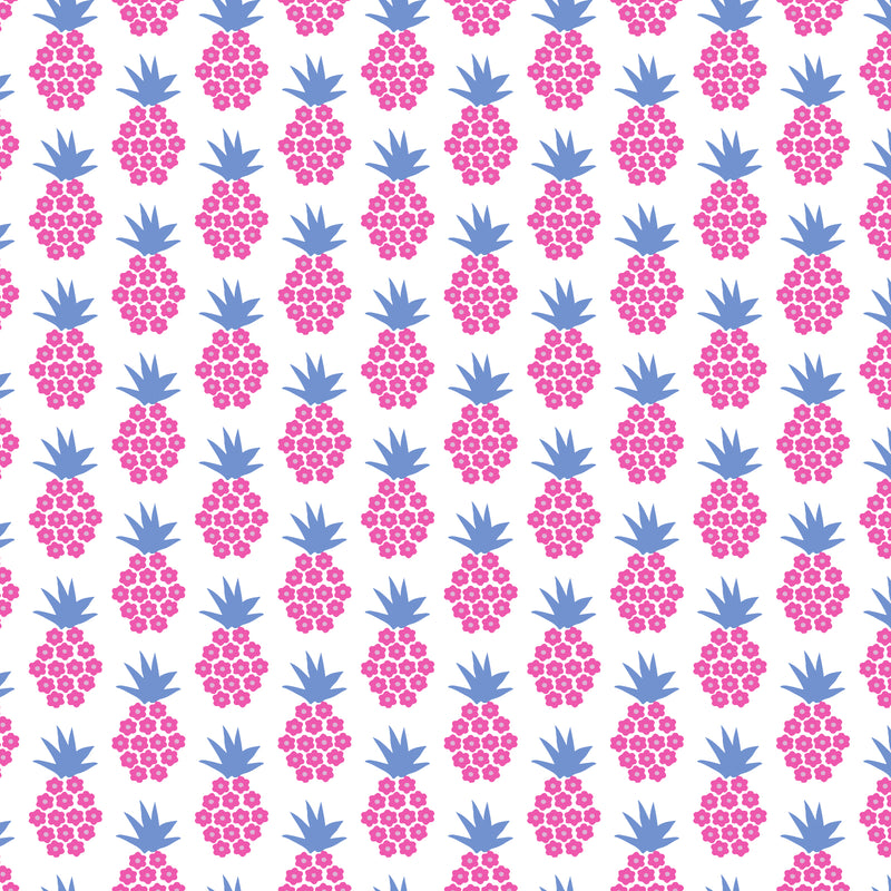 SALE Pearl Girls' Pima Cotton Bubble - Pink Pineapple