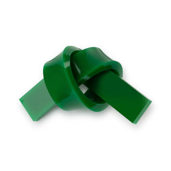 Decorative Acrylic Love Knot - Solid Green