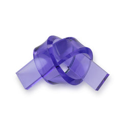 Decorative Acrylic Love Knot - Purple
