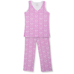 SALE Sally Women's Pajama Pant Set - So Pink Otomi