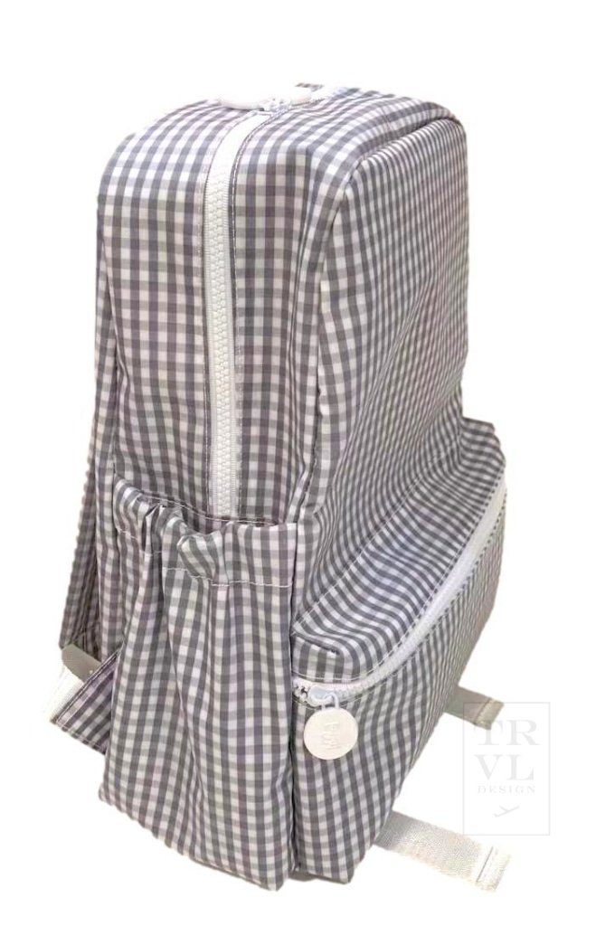 Backpacker Gingham Grey by TRVL Design