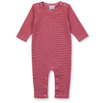 Thompson Pima Cotton Romper for Boys Red Stripes kids outfit in premium cotton