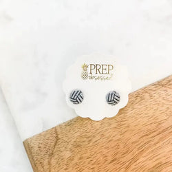 SALE Petite Volleyball Stud Earrings by Prep Obsessed