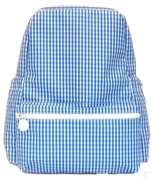 Backpacker Gingham Royal Blue by TRVL Design