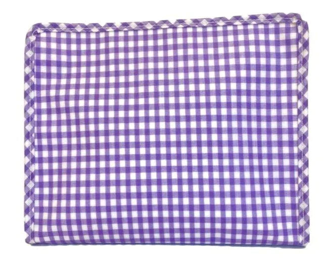Roadie Bag Medium Gingham Purple by TRVL Design