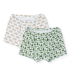 SALE James Boys' Pima Cotton Underwear Set - The Great Outdoors/Bears in the Snow