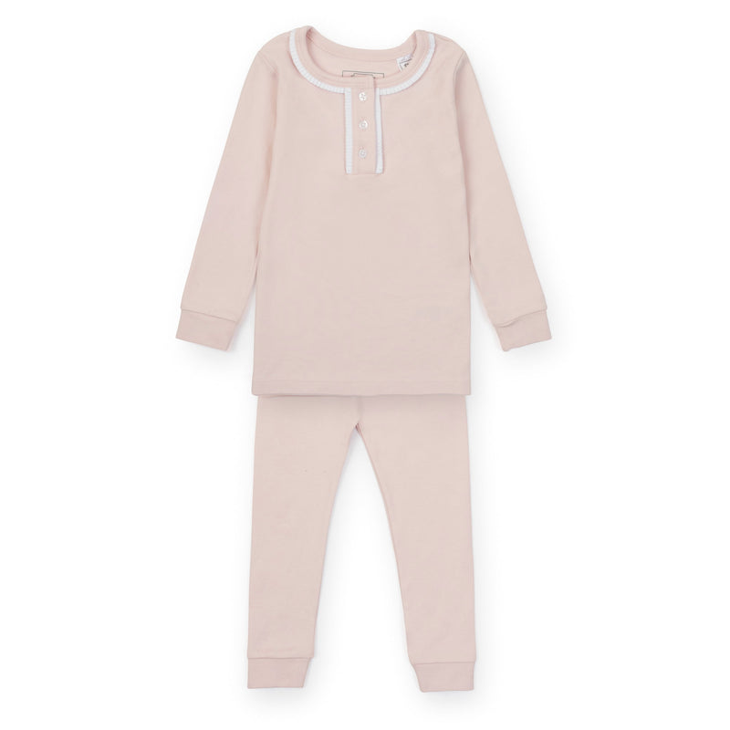 SALE Alden Girls' Pima Cotton Pajama Pant Set - Light Pink (past season)