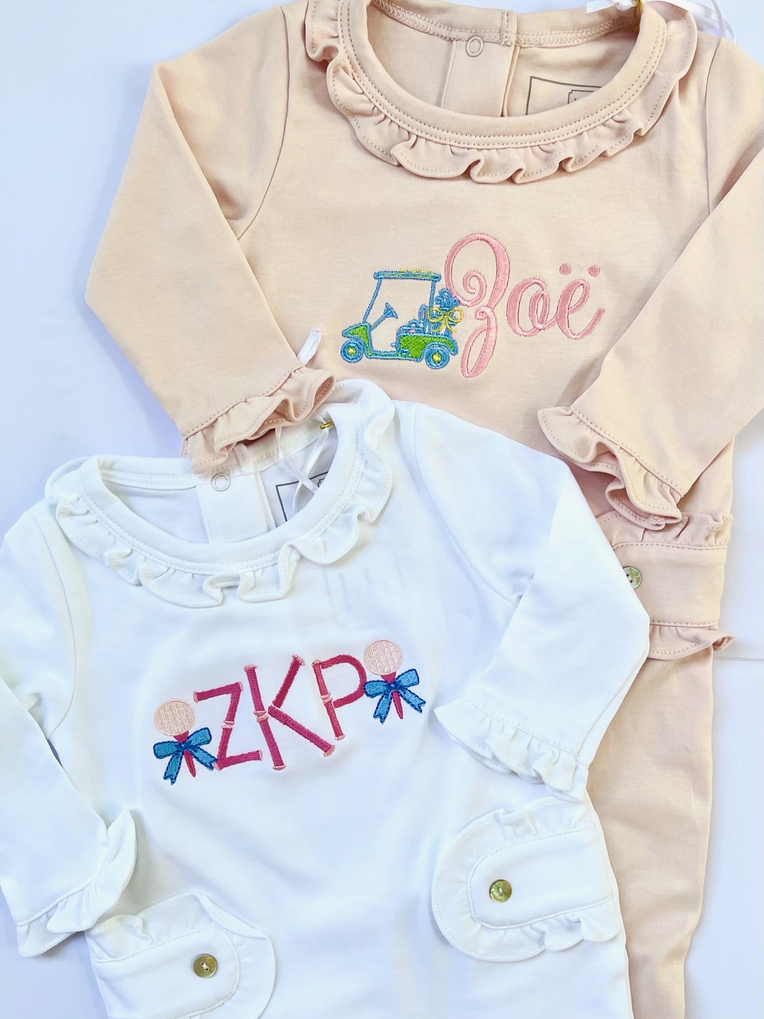 Lucy Romper for Girls - White