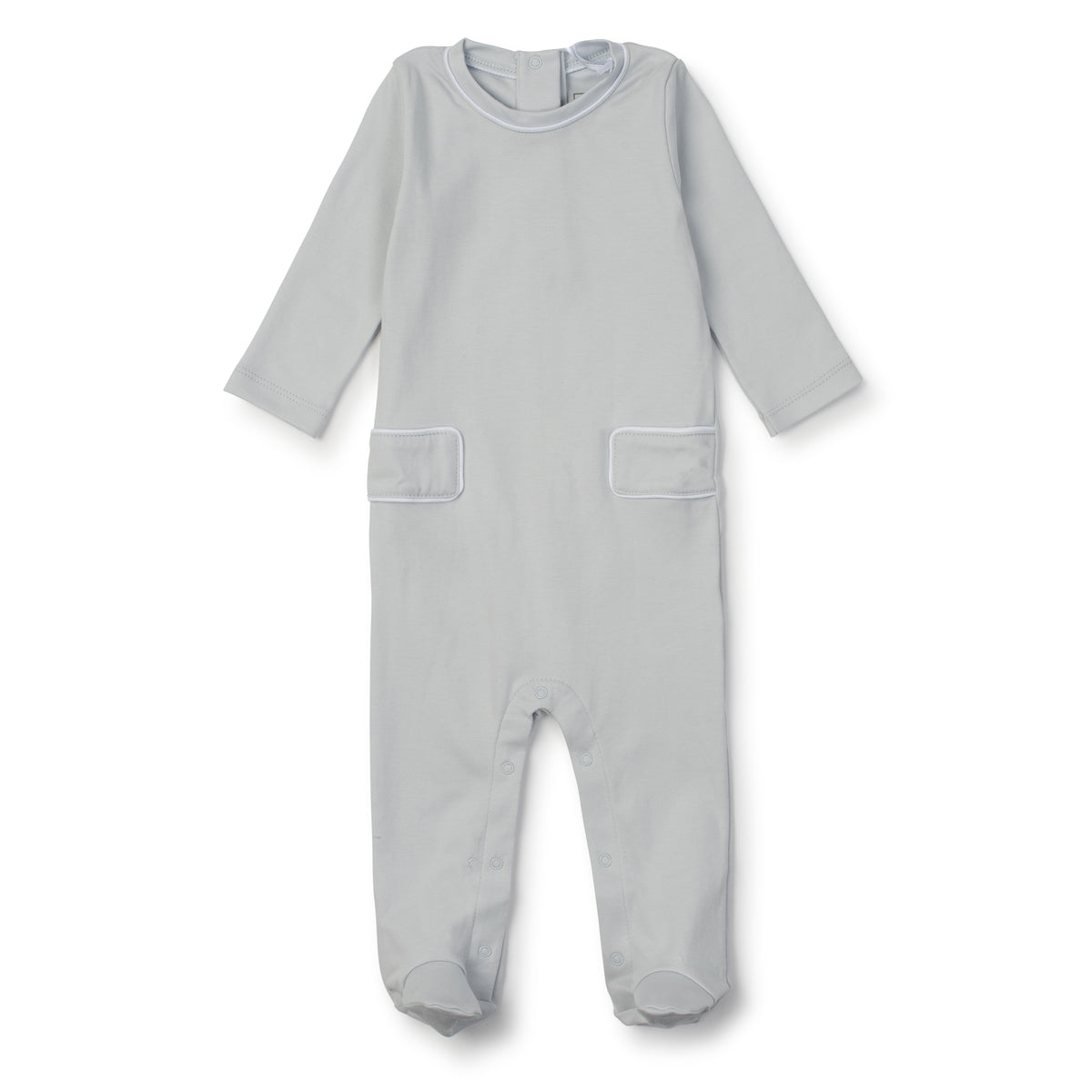 Everyday Preston Footed Romper - Light Blue (Past Season) Kidswear