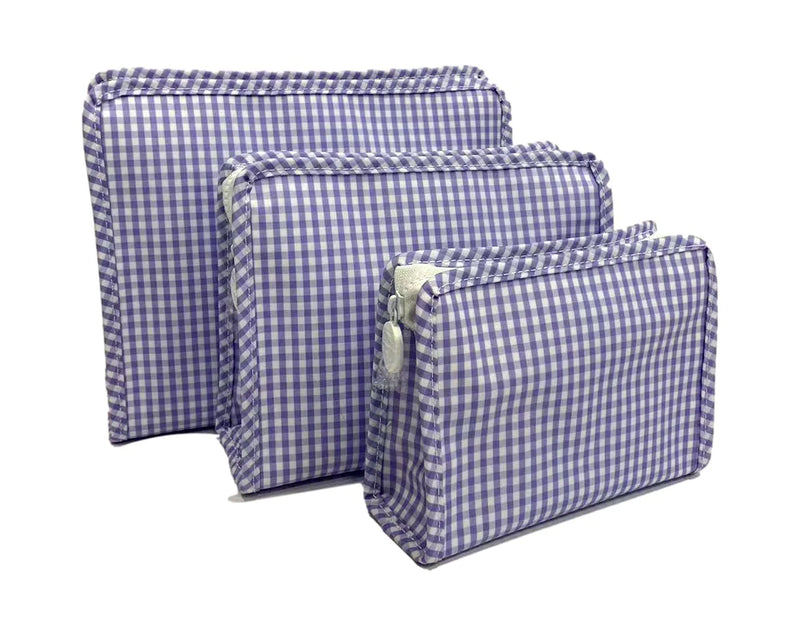 Roadie Bag Small Gingham Lilac by TRVL Design