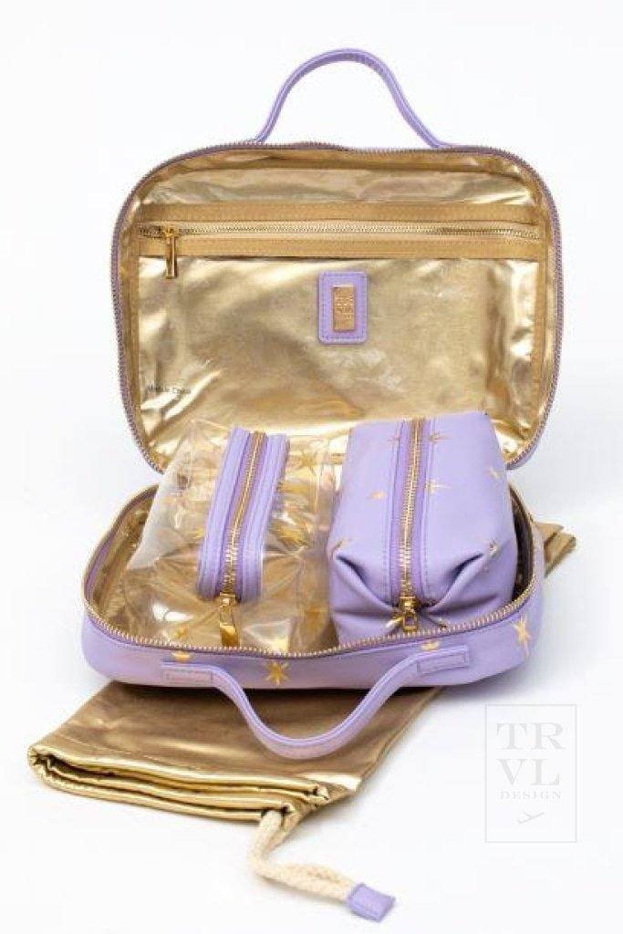 Luxe Travel Case in Etoile Lavender by TRVL Design